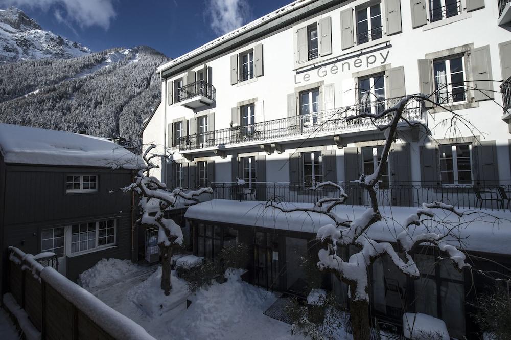 Le Genepy - Appart'Hotel De Charme Chamonix Exteriör bild